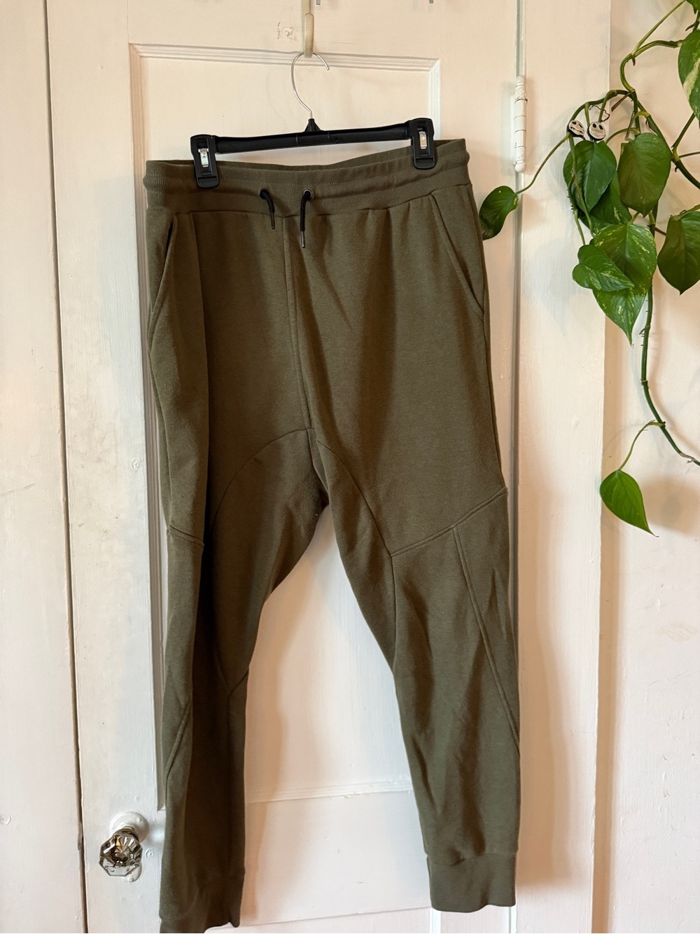 Primark Olive Drawstring Joggers - Men's Casual Sweatpants size L